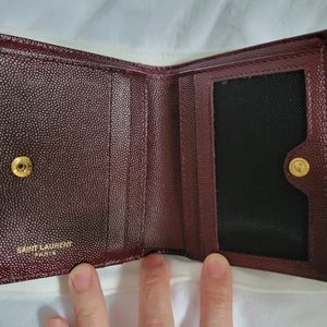 CASSANDRE SAINT LAURENT MATELASSE BIFOLD WALLET
